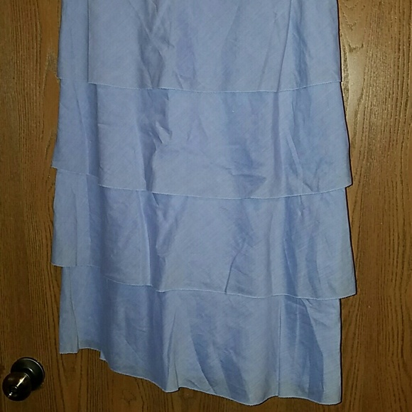 Talbots ruffle layer dress - Picture 3 of 5